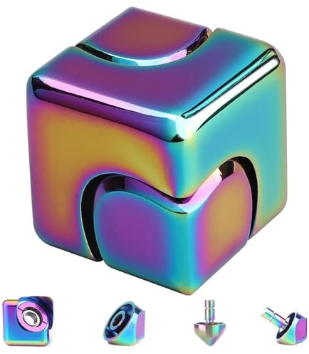 Stress Anti Angst Fidget Cube Fidget Toys Erwachsene Infinity Cube Fidget Spinner Metall Edelstahl Cube Infinity Cube Fidget Spinner Spielzeug Anti Anxiety Spinner Cube Toy Für Kinder Und Erwachsene