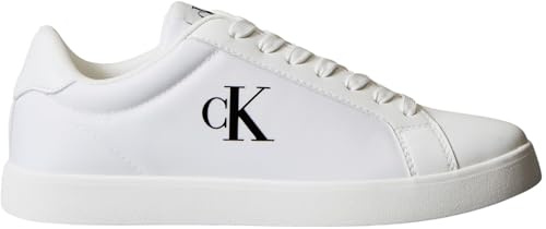 Calvin Klein Donna Sneakers con Suola Preformata Profilo Basso, Bianco (Bright White), 41