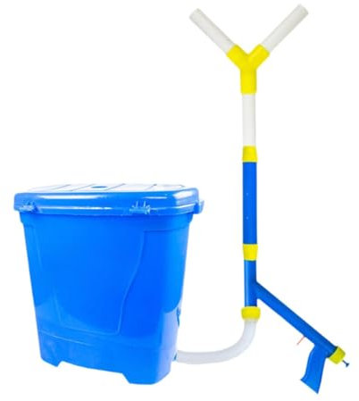 MagiDeal Épandeur Manuel d'épandeur à Diffusion d'épandeur à Diffusion en Engrais Engrais Outil de fertilisation Bleu pour Les légumes des Arbres de Jardin