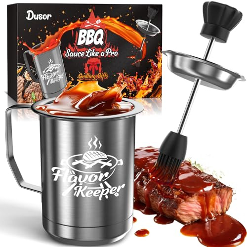 Dusor BBQ Basting Brushes for Sauce, Grill Accessories Gifts for Men Women