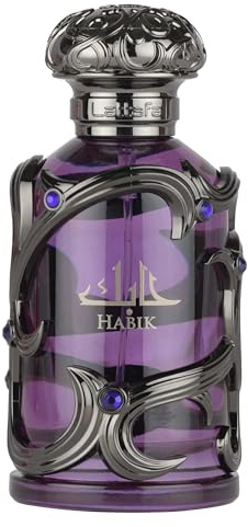 Lattafa Habik – Spicy, Aromatic, Woody, Musky, Eau de Parfum Spray Long-Lasting Duft für Männer, 100 ml