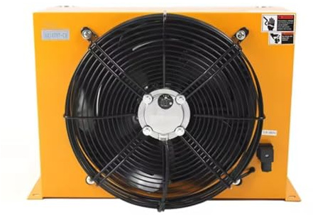 Radiatore dell'olio idraulico in alluminio con alette a piastra AH1470T-CA Scambiatore di calore Radiatore dell'olio Ampia applicazione(12DC)