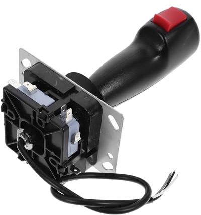 OUNONA Flightstick Joystick mit Mikroschaltung Vibration Einhand Controller Ersatz Fürpc Flugsimulator Gamecontroller Langlebig und Präzise Steuerung