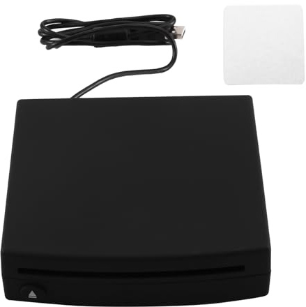 Xnuiasqe Lecteur CD Externe pour Voiture - Interface USB, Plug & Play, 5 V, Universel pour la Plupart des Modèles de Voiture, pour Système Android
