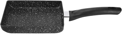padella in granito, Padella for grill, padella for frittata antiaderente in alluminio a conduzione rapida del calore, facile da pulire, adatta for fornelli a induzione, fornello elettrico in ceramica