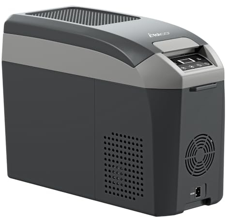 Yolco ARC18 Kompressor Kühlbox 16L Auto Kühlschrank 12V 24V 230V Elektrische Kühlbox Tragbar Camping Kühlschrank Mini Gefrierbox -18°C bis +10°C Leise Cooler Box mit Turbo Funktion für Auto Wohnmobil