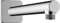 hansgrohe Vernis Shape Braccio doccia 24 cm, cromo, 26405000