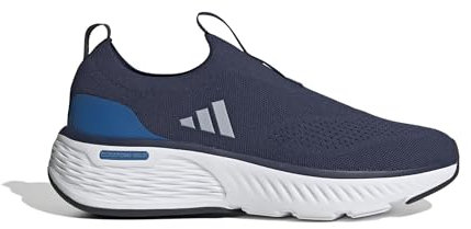 adidas Cloudfoam GO Sock Shoes, Zapatos Hombre, Dark Blue/halo Silver/Core Black, 43 1/3 EU