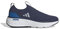 adidas Cloudfoam GO Sock Shoes, Zapatos Hombre, Dark Blue/halo Silver/Core Black, 43 1/3 EU