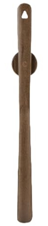 osiuujkw Skohorn med magnetiskt drag för lätt skoskydd Magnetisk skodrag är bekvämt för förvaring Trä Långt skohorn, Valnötsfärg, (50CM)+förpackningslåda