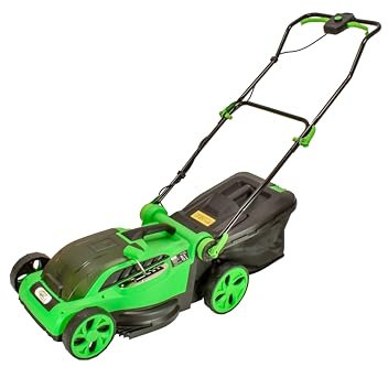 Green Tools Akku Rasenmäher 36V mit Mulchfunktion - Schnittbreite 38cm - Brushless-Motor - 36L Fangsack - 5 Schnitthöhen - komfortable Arbeitshaltung (Inklusive Ladegerät & 2X 4.0Ah Akku)