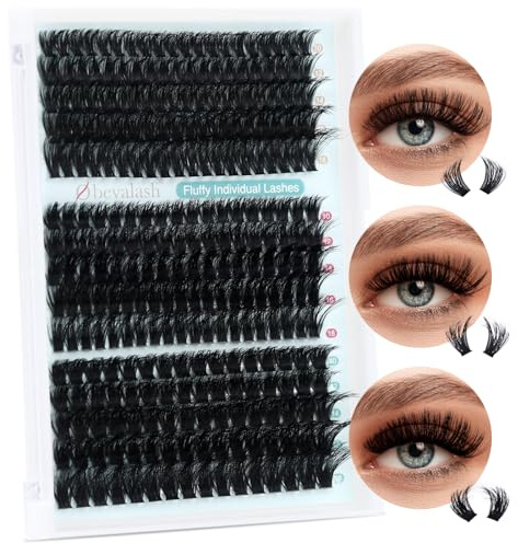 Wimpern Extensions 280Pcs Lash Cluster Wimpernextensions 60D+80D+100D WimpernverläNgerung Wimpern Cluster 10-18mm Individual Lashes D Curl Cluster Lashes by Obeyalash | 10-18mm 280Pcs WimpernverläNgerung Wimpern Cluster Individual Lashes D Curl Cluster Lashes