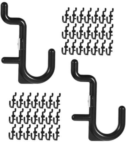VILLFUL 80stücke Teiliges Pegboard Haken Robuste Lochwand Haken Für Garage Und Zur Aufbewahrung Von Werkzeugen Und Zubehör Installieren Und Tragbar