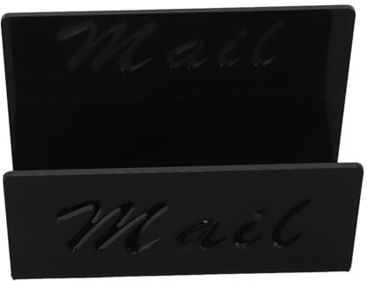 TTOCAR Briefhalter, Acryl-Post-Organizer für die Arbeitsplatte, Schreibtisch-Aktenhalter, Briefsortierer, Umschlaghalter, Schreibtisch-Post-Organizer, Kleine Aktenhalter für Zuhause, Schule, Büro