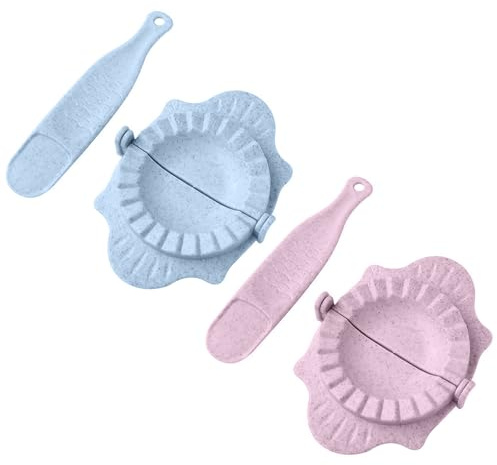 JCUGSBS Ravioli Machine & Appareil Pastel-pièces Ronds，moule ravioli，Moule Chausson aux Pommes, Gyoza, & Ravioles de Qualité Alimentaire - 14 * 13 * 8cm