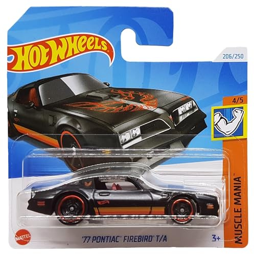 Hot Wheels - ´77 Pontiac Firebird T/A - Muscle Mania 4/5 - HTC60 - Short Card - Pony-Car - GM - Mattel 2024-1:64