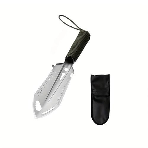 Multifunktionaler Gartenspaten aus Edelstahl, Grenzspaten, Kompostierungsspaten, Umpflanzungsspaten, einfacher ergonomischer Griff, kann for Pflanzen, Graben, Jäten, Landschaftsbau, Eisoberflächenbeha