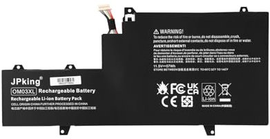 JPking OM03XL 863167-171 863280-855 Laptop Battery for HP EliteBook X360 1030 G2 Series 863167-1B1 1GY29PA 1GY30PA 1GY31PA HSTNN-I04C HSTNN-IB70 HSTNN-IB7O
