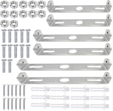 RPHONGHONG 6 pezzi Supporto per lampada da soffitto, lampada da soffitto con viti, accessori da soffitto, supporto a sospensione per lampadari di illuminazione