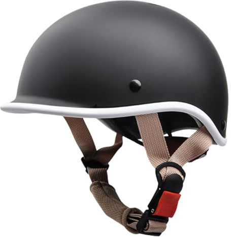Casco Jet para Moto Infantil, Casco De Scooter Infantil, Casco Abierto para Moto Infantil De 3 A 12 Años, Homologado Según La Norma ECE 22.06 E,48-53cm