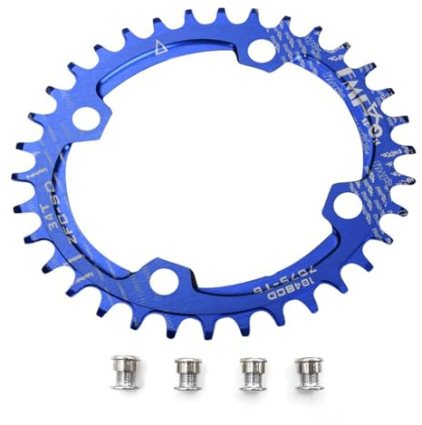 UPANBIKE Bike Bicycle Narrow Wide Oval Shape Single Chainring BCD 104mm 32T 34T 36T