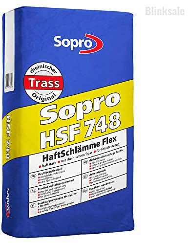 SOPRO HSF 748 Haft Schlämme Mörtel HaftschlämmeFlex Dichtschlämme 25 kg