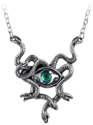 Alchemy Gothic Gorgon's Eye Necklace Standard
