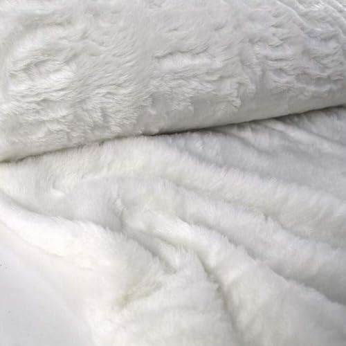 StoffBook Teddyfell Fellstoff für Kuscheltiere, Nähen & Basteln, d105 | 80 % Polyacryl und 20 % Polyester, 1,3–1,5 cm Florhöhe, 150 cm breit, weich und kuschelig