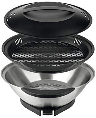 Taurus 999251000 Vaporiera Plastica, 4.5 litri, Inox