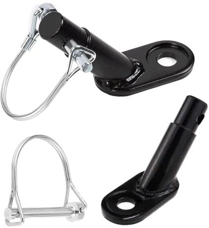 2 Set Fahrrad Anhängerkupplung, Fahrradanhänger, Fahrrad Anhänger, Fahrrad Kupplung, Zusätzliche Kupplung für Kinderanhänger, Fahrrad Anhängerkupplung mit Sicherungsstift