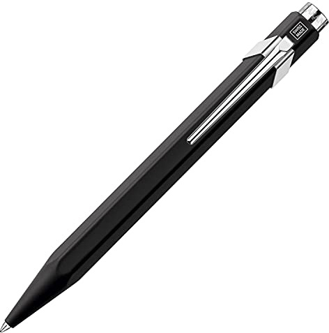Caran d'Ache Kugelschreiber 849 Classic Line Schwarz lackiert Strichstärke: M, Schriftfarbe: Schwarz, Länge: 13 cm, 0846.009