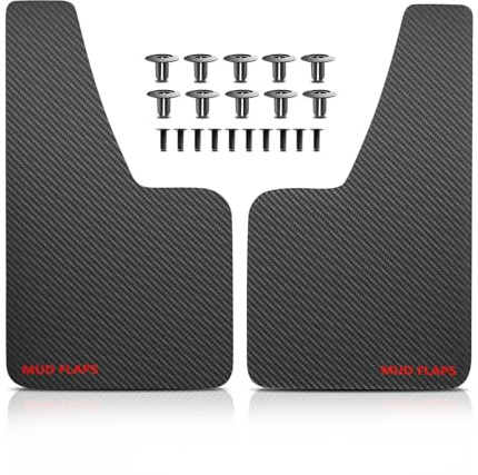 Frankberg 2x Universal Auto Schmutzfänger Spritzschutz Schneidbar | Kompatibel mit 3er E46, A6 4B2 4B4, P.a.s.s.a.t 3C2, S-Klasse V220 W220, 7er E23, 5er E28, J.e.t.t.a III 1K2, A4 8E2
