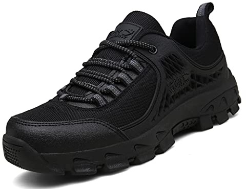 IYVW CaddyWolfclaw A938 Uomo Stivali da Combattimento Tattici Militari, Stivali da Pilota, Stivali da pattuglia, Scarpe da Campeggio da Trekking nero 41 EU