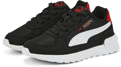 PUMA Jugendliche Graviton Sneakers 29, Black White Red