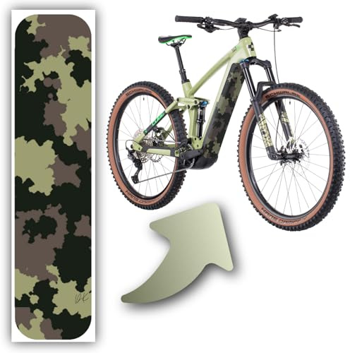 DK´s BikeDesigns Reflektierende Designschutzfolie für E-Bike Akkuabdeckungen und Unterrohr für alle E-Bike Modelle, Rahmenschutz eBike, Fahrrad Aufkleber, Bike Sticker