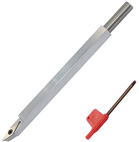 BomDog Meißel, Holzdrehwerkzeug, Drehmeißel Mit Hartmetallspitze, Radius-Detailer-Werkzeugleiste, 35°R, Ci4-Diamant-Hartmetalleinsatz Für Holzbastler Oder Heimwerker, Ohne Griff