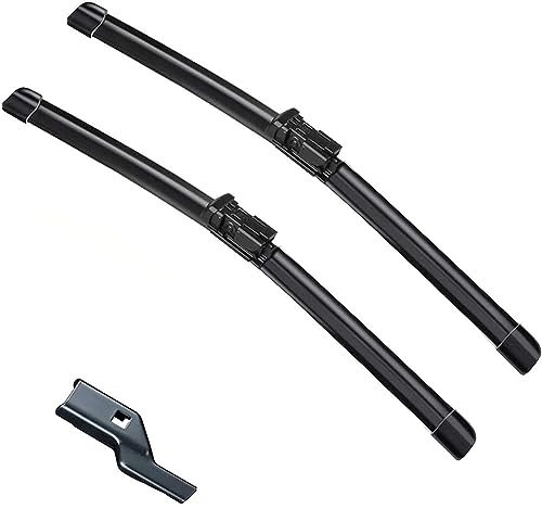 Regenwischer Set kompatibel mit VW Golf 6 Golf6 MK6 VI 2009–2012 5K Wischerblätter vorne hinten Wagon GTI R GTD Windschutzscheibe Windschutzscheibe Fenster 24+19+11, Allwetter-Wischerblatt(Front,L