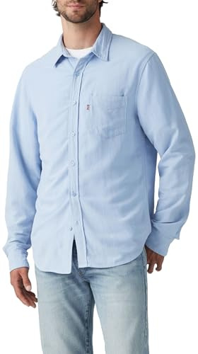 Levi's Sunset 1-Pocket Standard herrskjorta, Chambray Blue, M