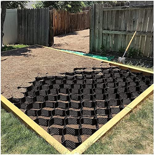 Garden Retaining Wall Grid Bodengitter-Stabilisator 2, langlebiger Boden-/Kiesstabilisator for Auffahrten, Terrassenwege, steile Landschaftsgestaltung, HDPE-Schlammkontrollgitter, skalierbar(5x8 m/16