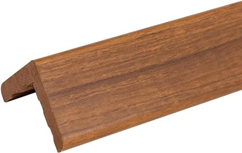Raouoae Wand-Eckschutz Aus Holz Holzwinkelleiste Länge: 80/100/120/150 cm Dekorative Zierleisten Für Wände Kantenschutzleiste Für Fußleisten Und Möbel Eckenschutz(F,100cm/39.4in)