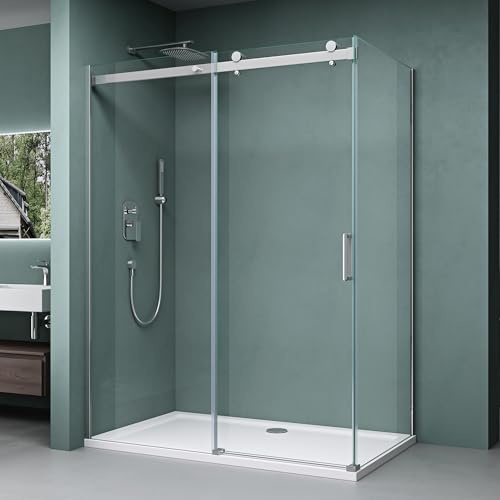 Mai & Mai Duschkabine 90x120 cm Eckdusche Dusche mit Schiebetür