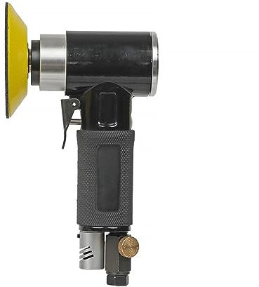 Máquina pulidora, lijadora orbital Mini lijadora neumática de alta velocidad de 3 pulgadas (75mm), máquina pulidora de aire, amoladora sin vacío, herramientas de lijado/pulido de pared de Metal de mad