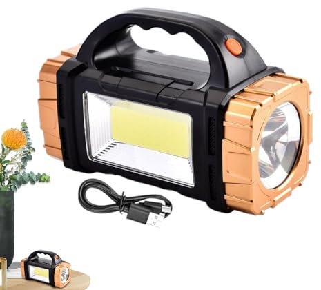 Generico Lampada Da Tavolo Solare - Torcia Portatile Impermeabile USB Per Sopravvivenza - Strumento Multifunzione Portatile per Campeggio Sopravvivenza Escursionismo Emergenza Lavoro Casa