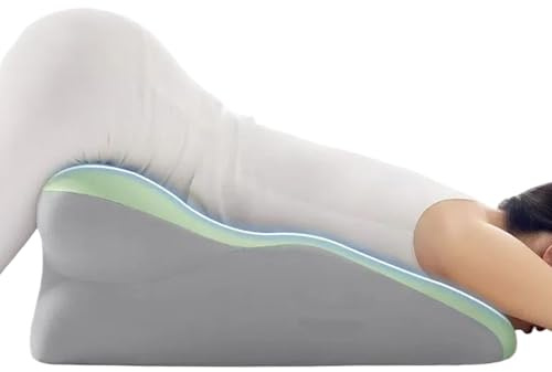 Genérico Almohada Cuña,Cojines Ergonómicos para Dormir con Funda Lavable | Soporte Cervical y Lumbar para Adultos Lectura Descanso Acidez Ronquidos Piernas