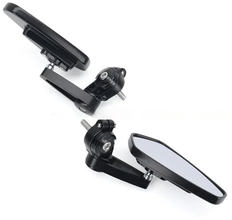 DAGMARA Espejos Retrovisores Motocicleta para MT09 MT09SP 2024 FZ09 MT-09 SP 2023 2022 2021 Accesorios De Motocicleta Espejos Finales del Manillar Rotación Lateral Izquierda Derecha