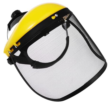 HONITANO Protector Malla Seguridad Motosierra De Seguridad Visera Ajustable Para Desbrozadora Protección Laboral Uso Exterior