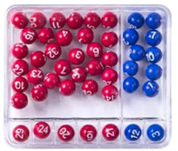 Generisch Macchina della lotteria divertente – Macchina per lotteria casuale portatile con palline, selettore di numeri fortunati | Mini slot per lotteria per adulti, feste, eventi home entertainment