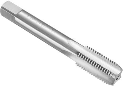 QUARKZMAN Tarauds à Main, 5/8-14 BSF 2B Taraud Finisseur Britannique à Droit en Acier Rapide HSS6542(M2), Tarauds et Filières Durables pour Outil Taraudage Vis Réparation Bricolage