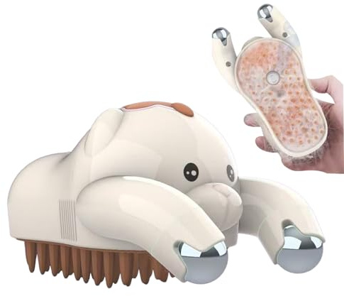 Brosse Vapeur Pour Animaux Peigne de Nettoyage et de Massage Rechargeable | Brosse Pour Chats Pour Toilettage à Domicile Bain et Gestion de la en Intérieur
