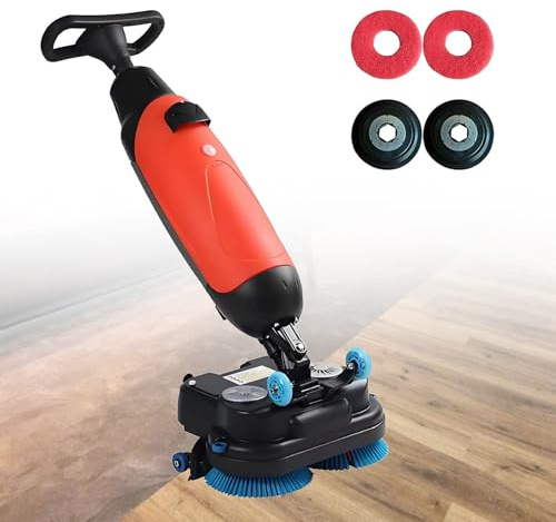 Lavasciuga pavimenti professionale, lavasciuga pavimenti automatica leggera, struttura di pulizia a 360°, aspira rapidamente dopo il lavaggio, perfetta per uffici, magazzini o negozi al dettaglio